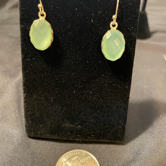 Silver chacadon earrings - Picture 3 of 3